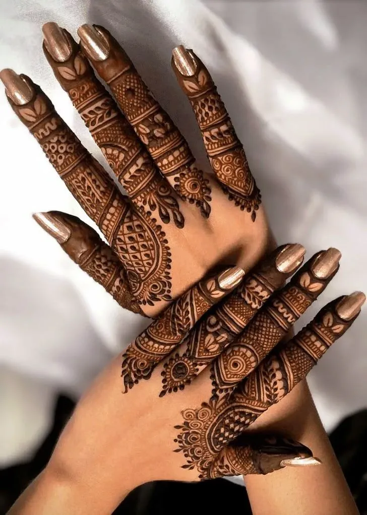 Back Finger Mehndi Design Profile Dp