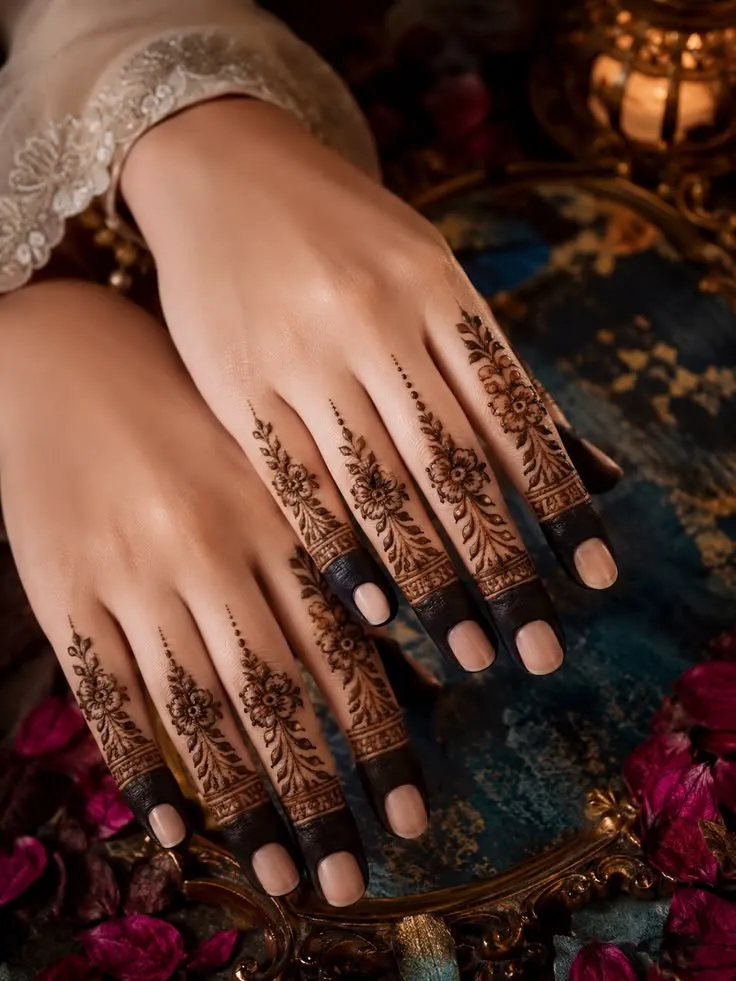 Back Finger Mehndi Design Profile Pictures