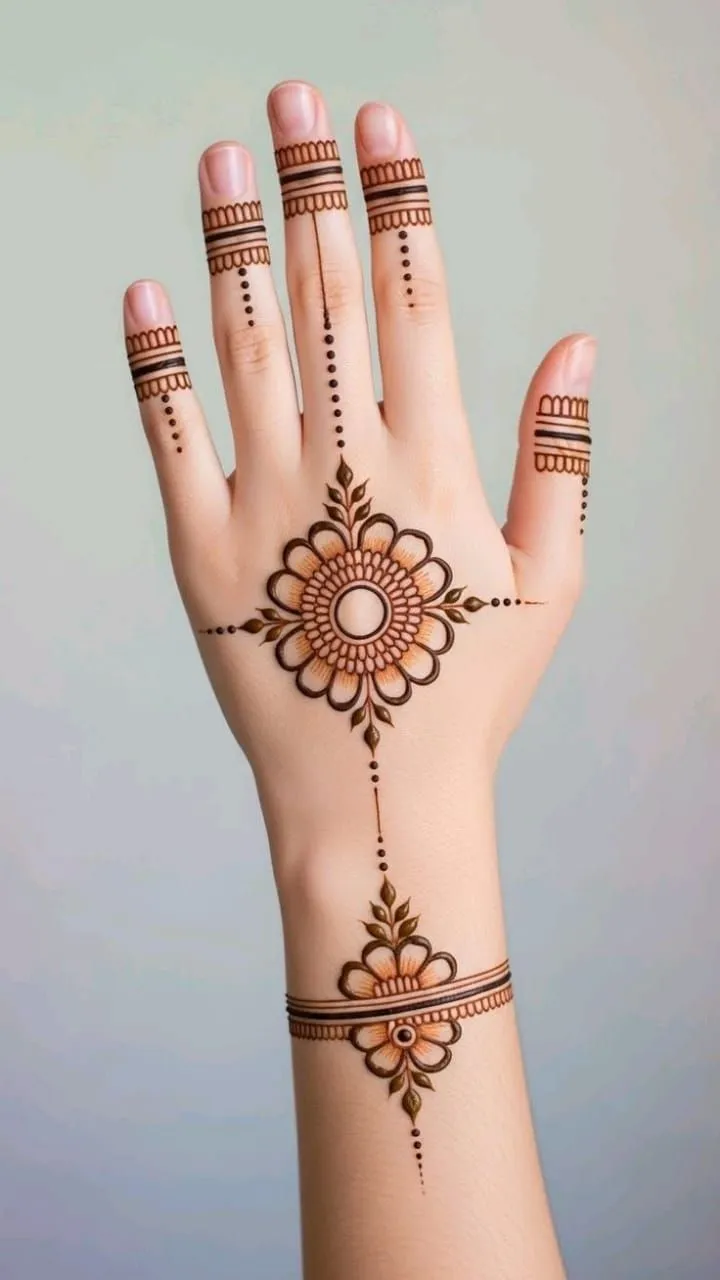 Back Hand Easy Mehndi Design Download