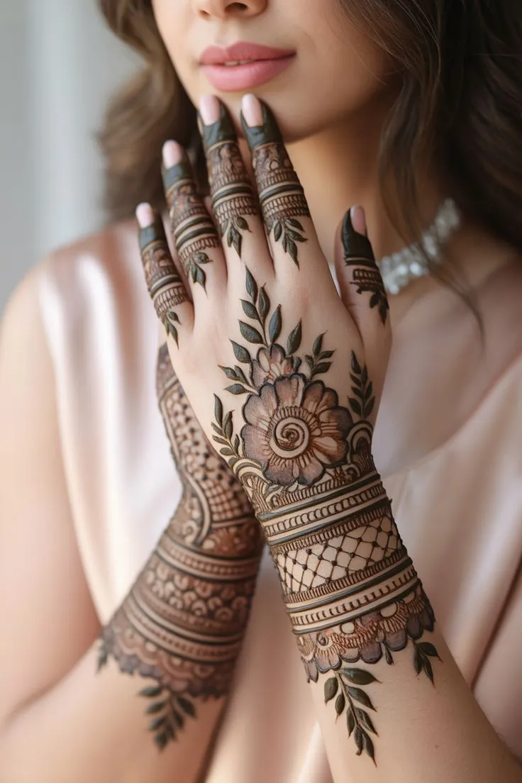 Back Hand Mehndi Design Profile Photo