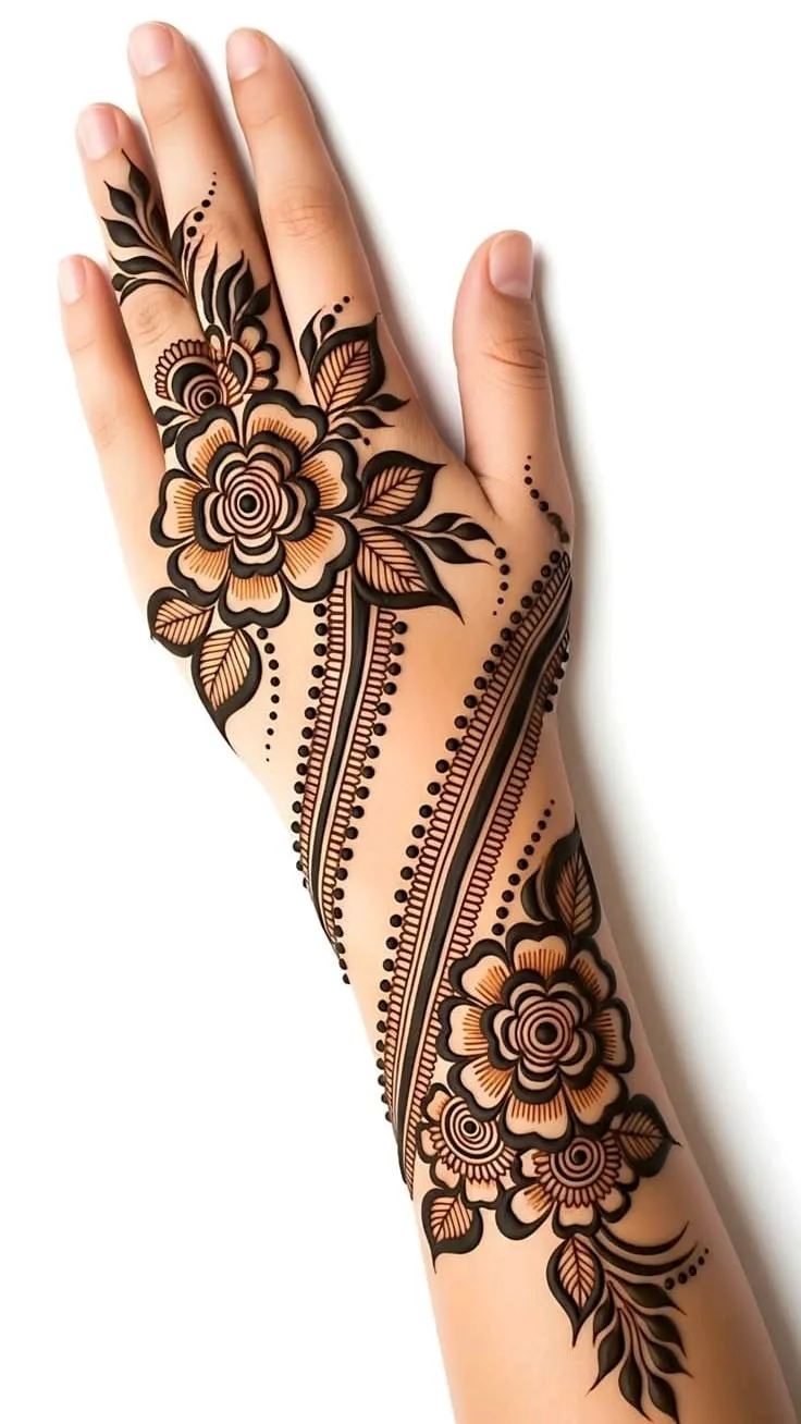 Back Hand Mehndi Design Profile Pictures