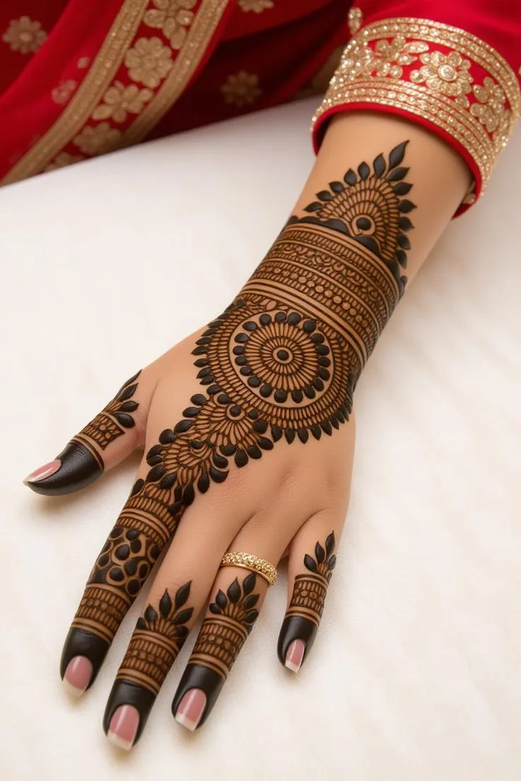 Back Hand Mehndi Design