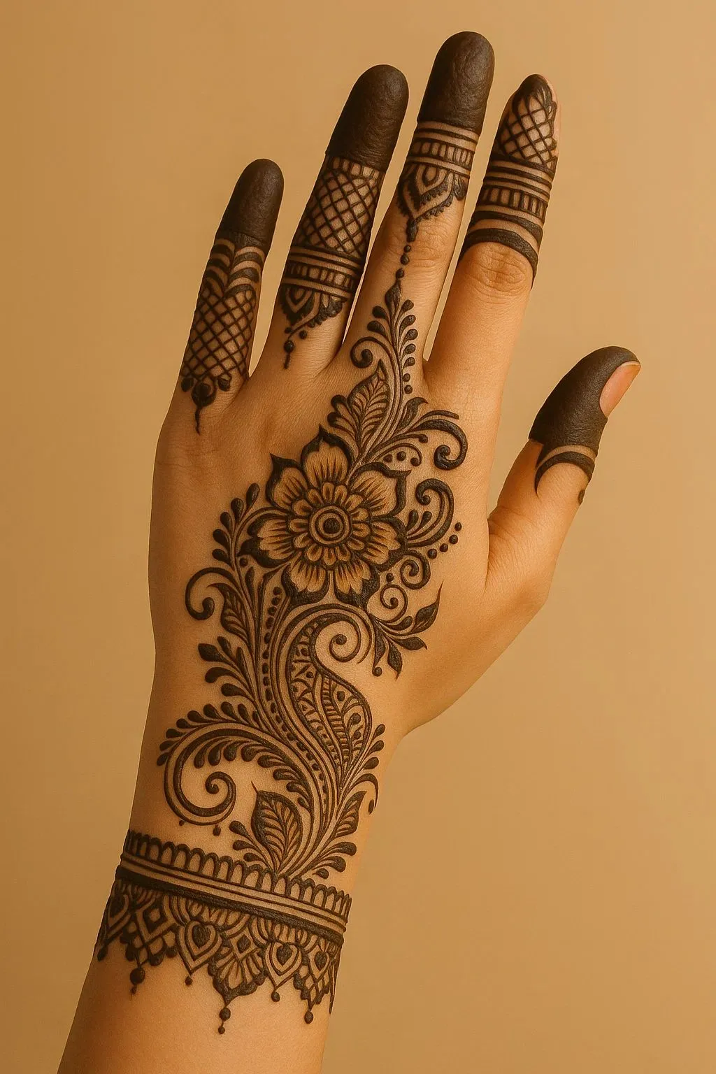 back hand mehndi photos