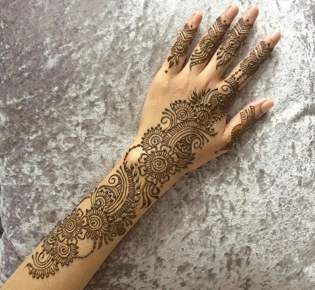 back hand mehndi