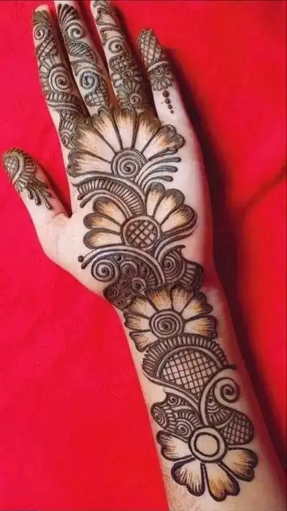 basic mehndi design