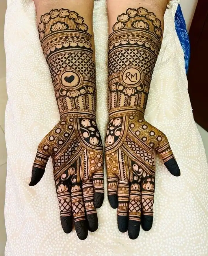 beautiful full hand mehndi designs photos