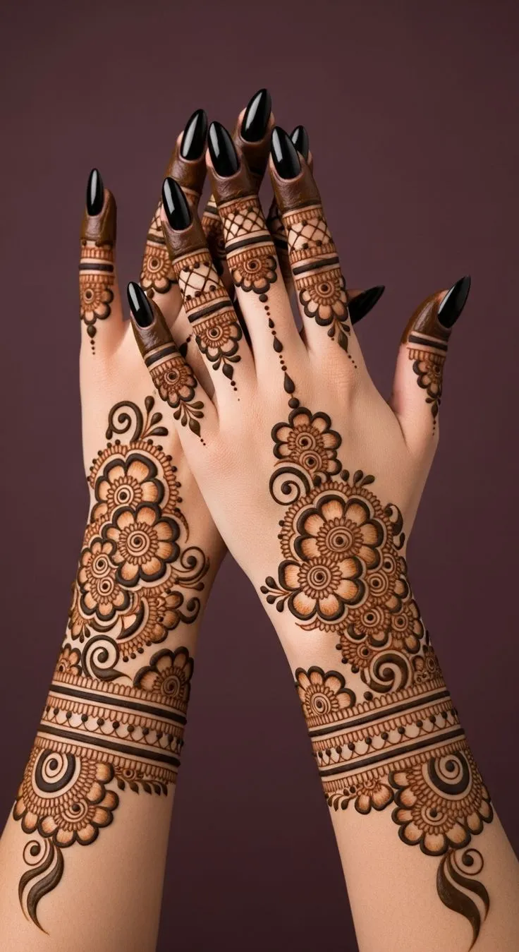 Best Simple Mehndi Picture Design
