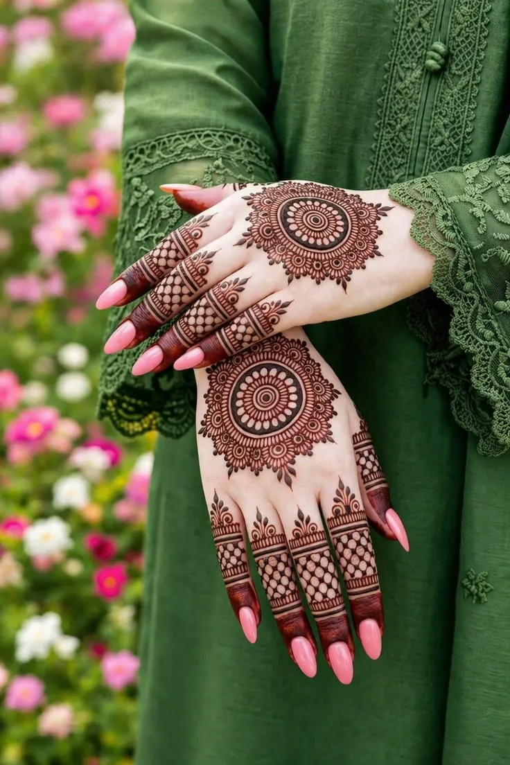 Easy Back Hand Mehndi Designs Photo