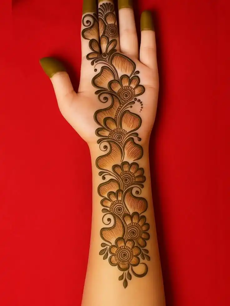 easy mehndi design