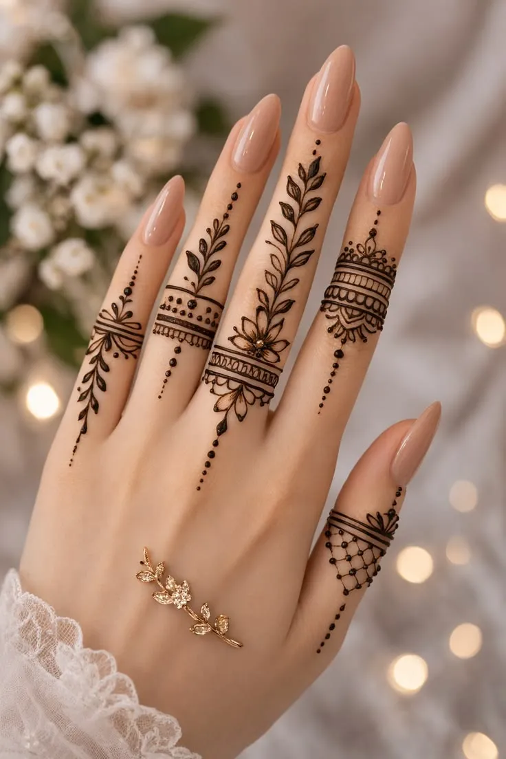Finger Mehndi Design
