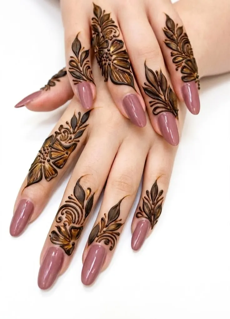 Finger Mehndi Design Dp
