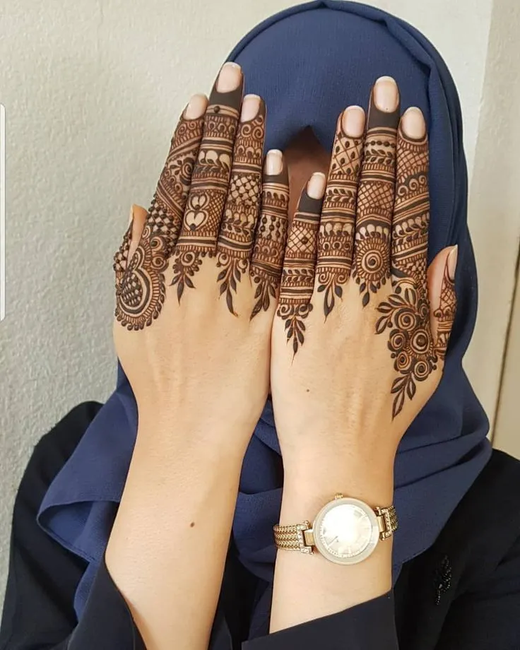 finger mehndi design images
