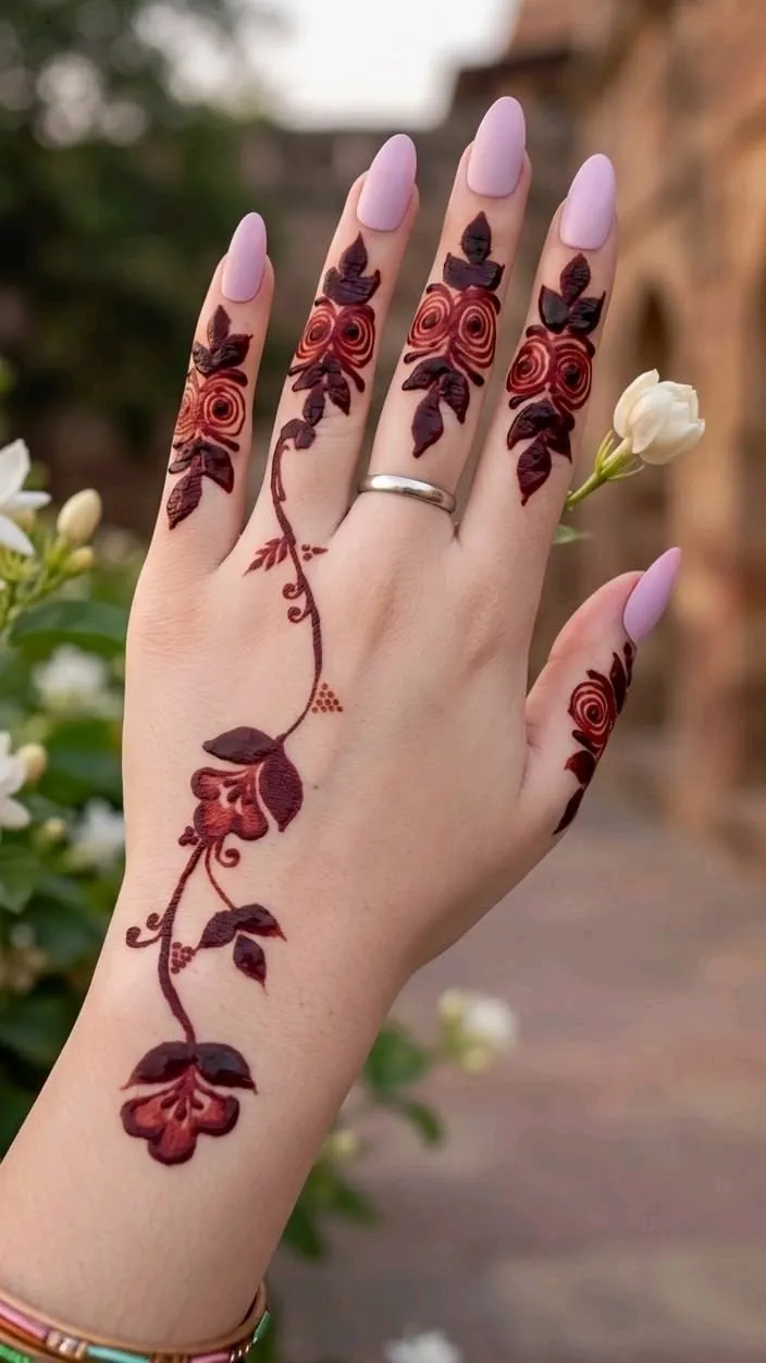 Finger Mehndi Design Profile Photo