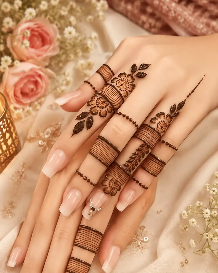 Finger Mehndi Design Profile Picture