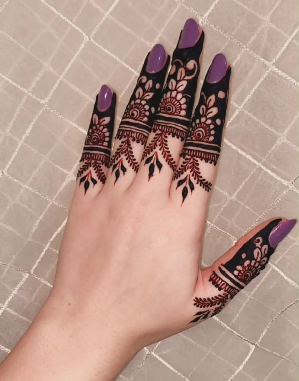 Finger Mehndi Designs Pictures
