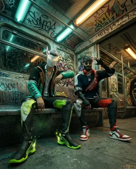 free fire attitude images