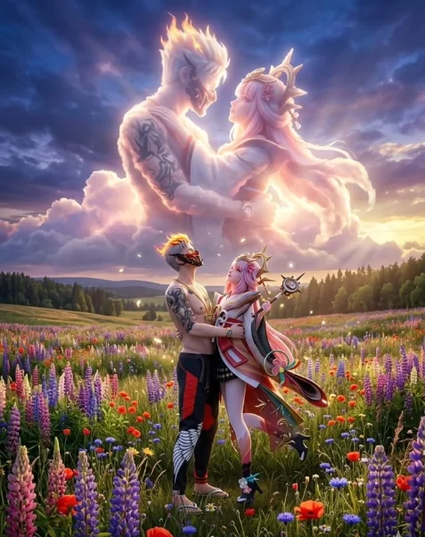 free fire love photo
