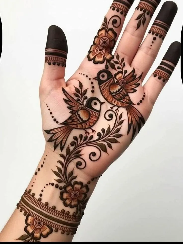 Front Hand Mehndi Design Pictures