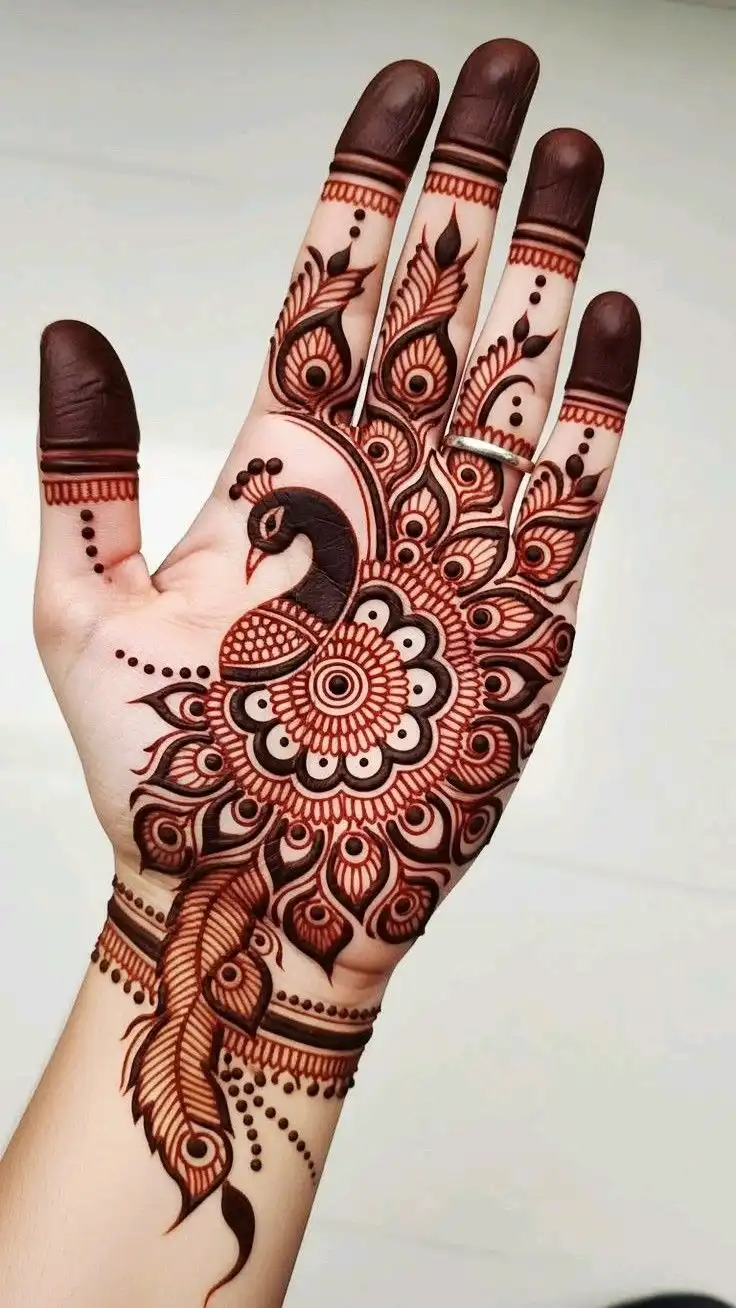 front hand mehndi pic