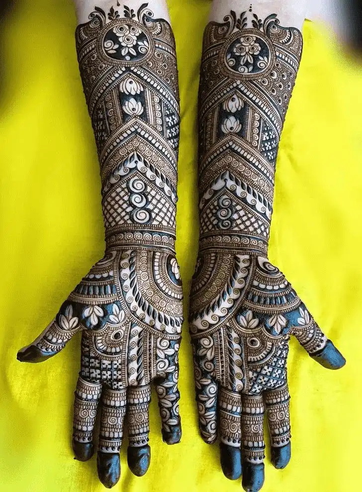 full hand mehndi design easy and beautiful`