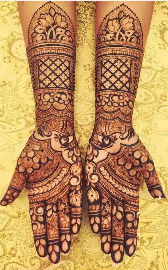 full hand mehndi design image
