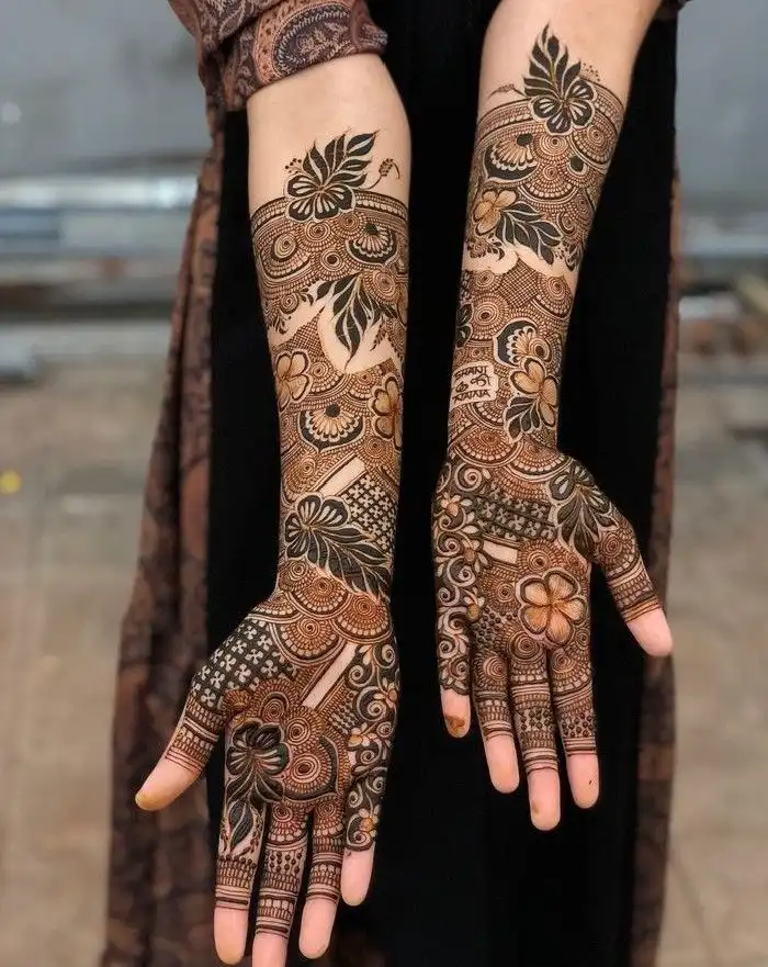 full hand mehndi design new