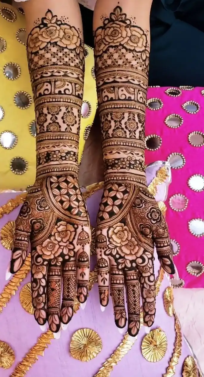 full hand mehndi design new
