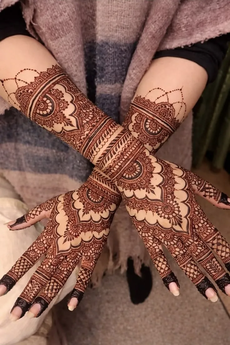 Full Hand Mehndi Design