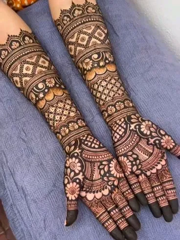 Full Hand Mehndi Design