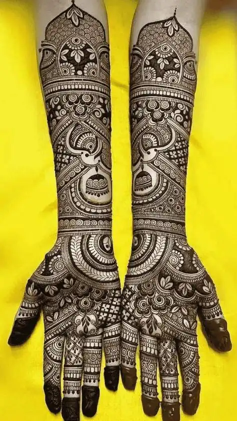 full hand mehndi designs pic