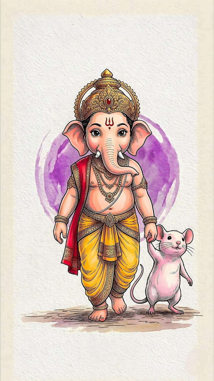 Ganesh Drawing Dp