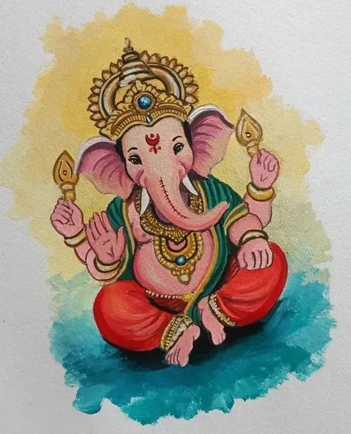 ganesh drawing image ganesh drawing image