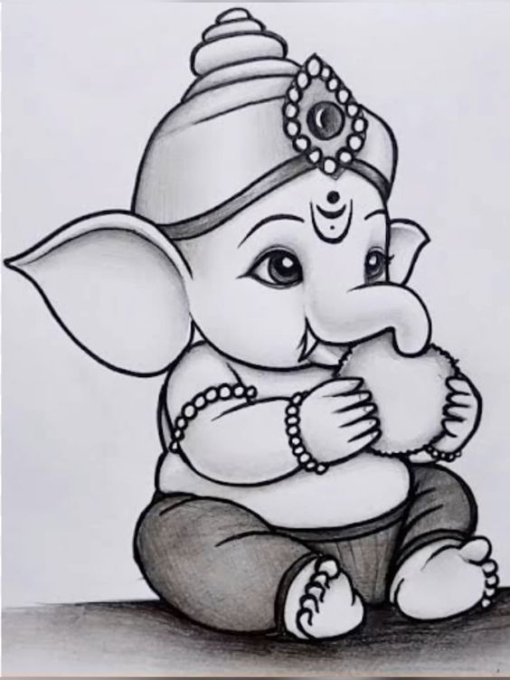 Ganesh Drawing Image Download