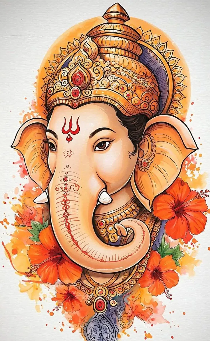 ganesh drawing images ganesh drawing images