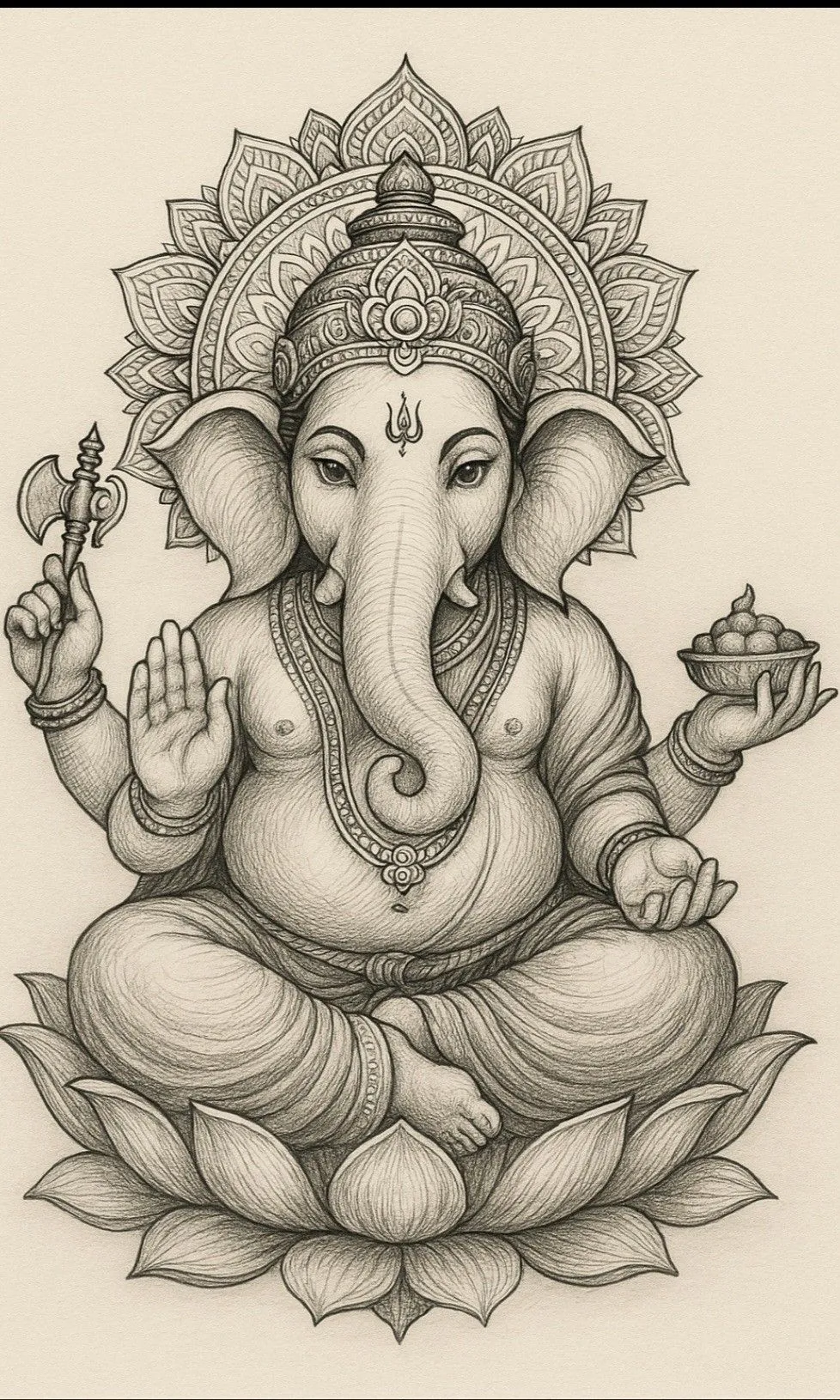Ganesh Drawing Photos