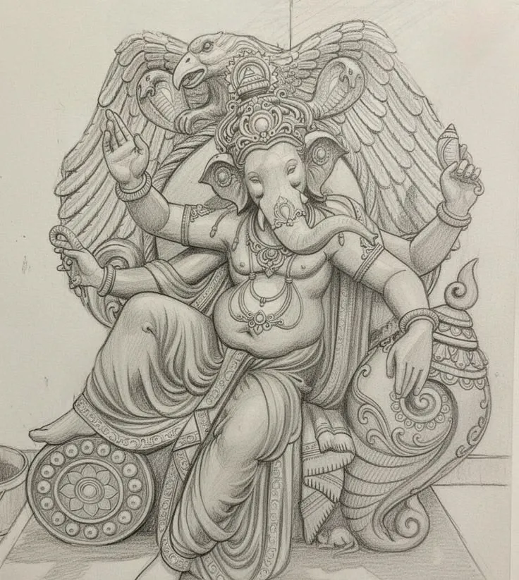 Ganesh Drawing Profile Images