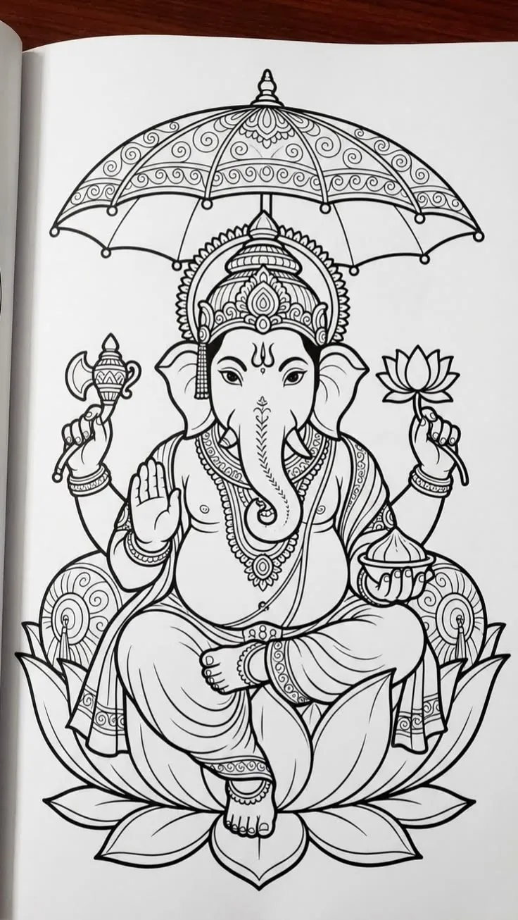 Ganesh Drawing Profile Photos