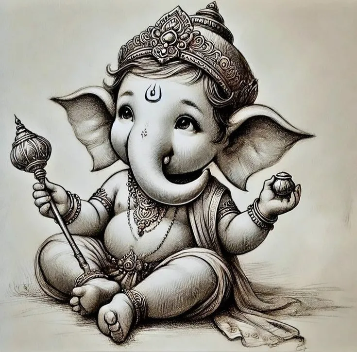 Ganesh Drawing Profile Pic