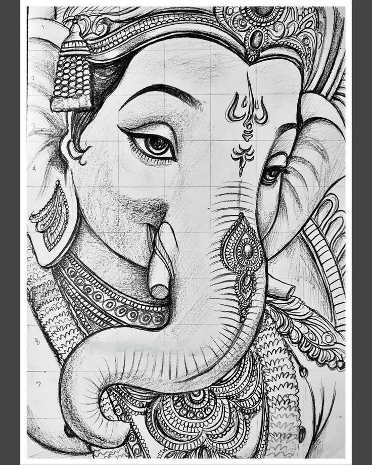 Ganesh Drawing Images