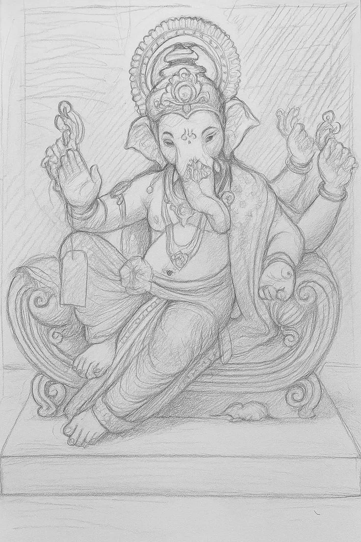 ganesh picture drawing ganesh picture drawing