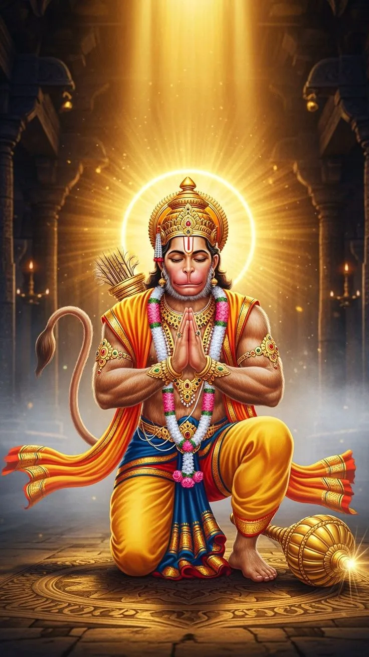 God Anjaneya Dp Image