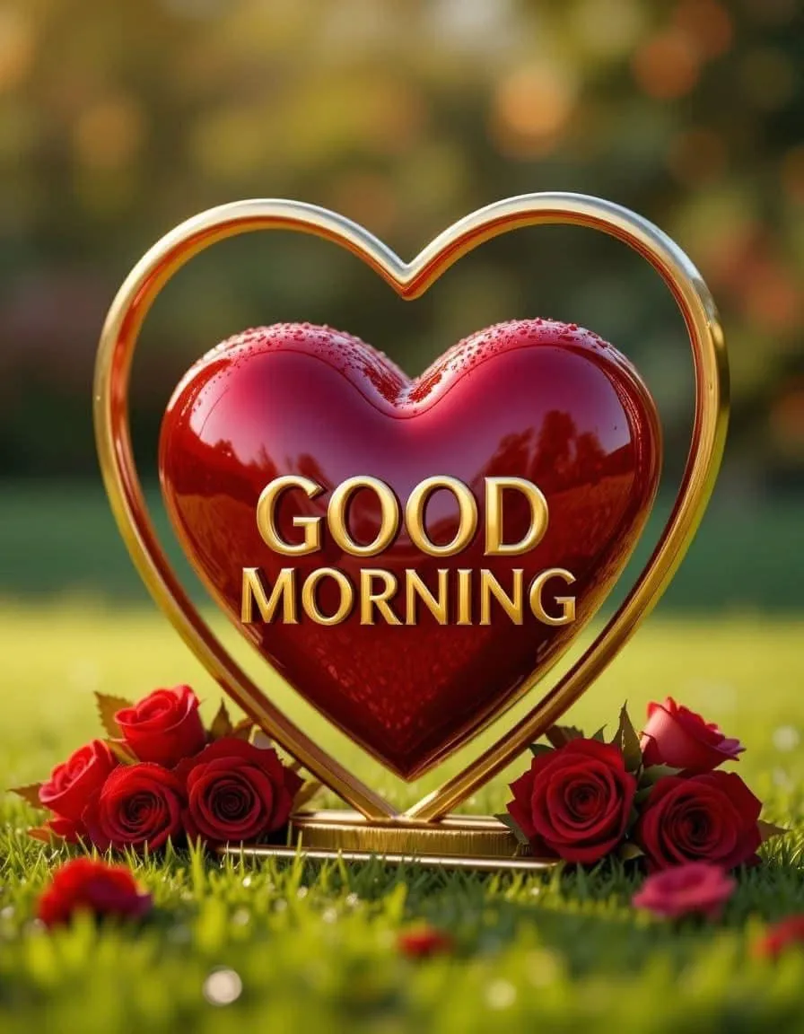 good morning heart photo