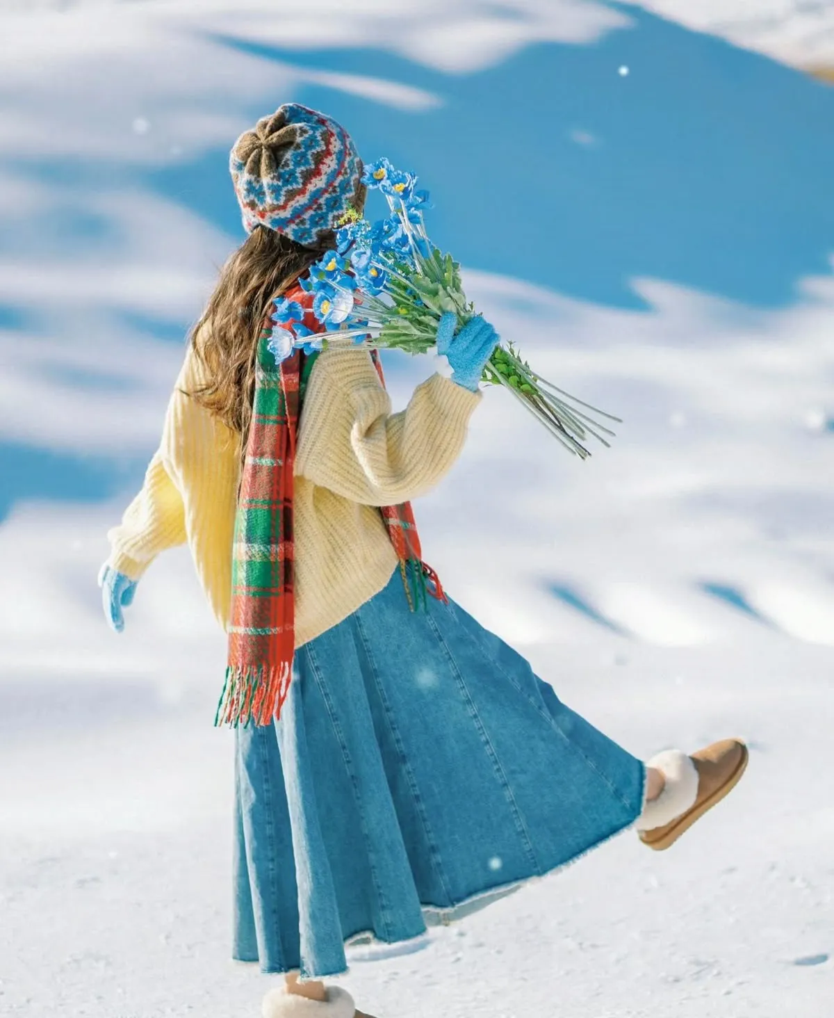 hidden face dp for girls