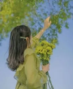 hidden face girl photo