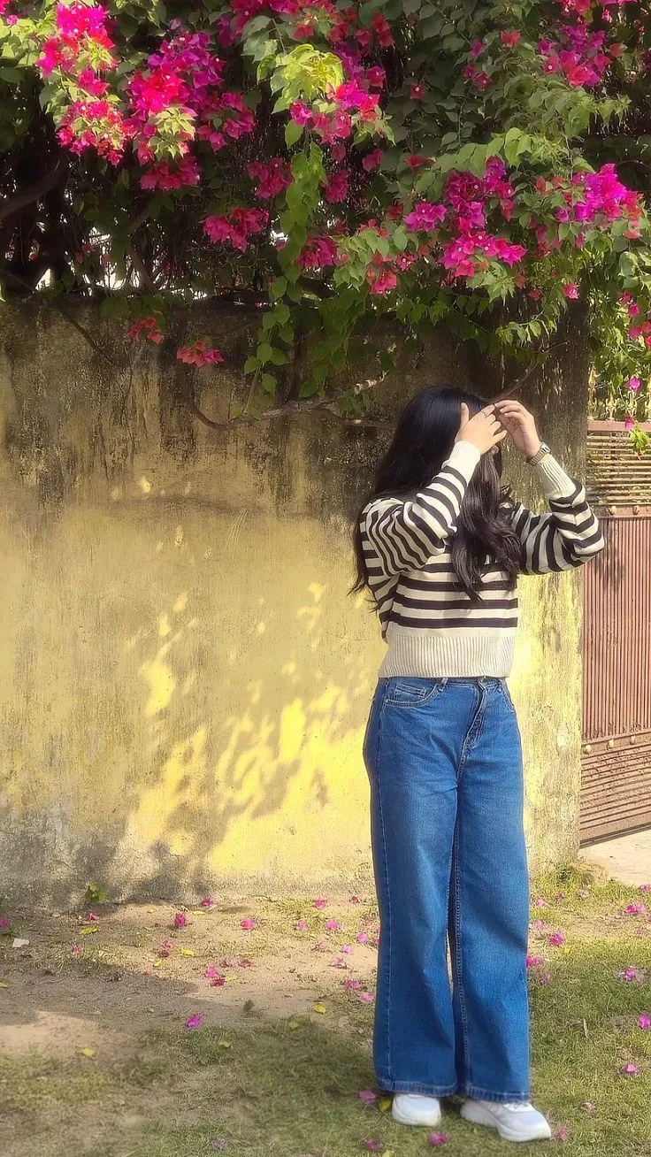 hidden face girl photo