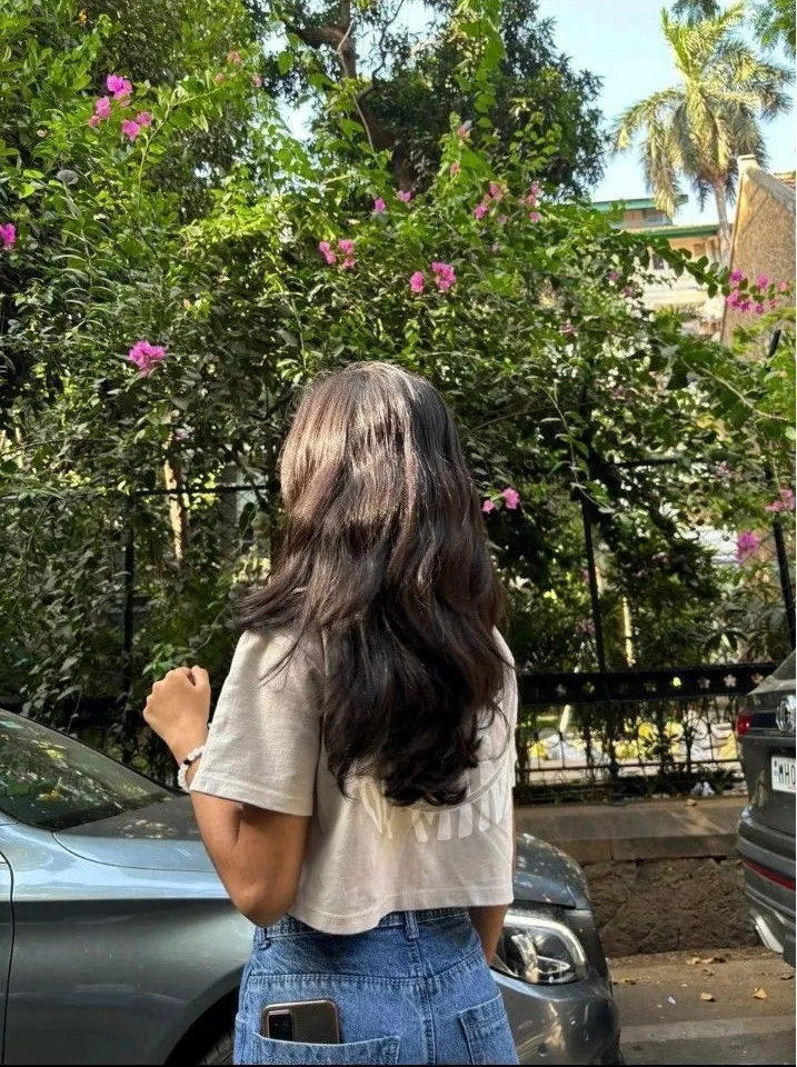 hidden face girl photo