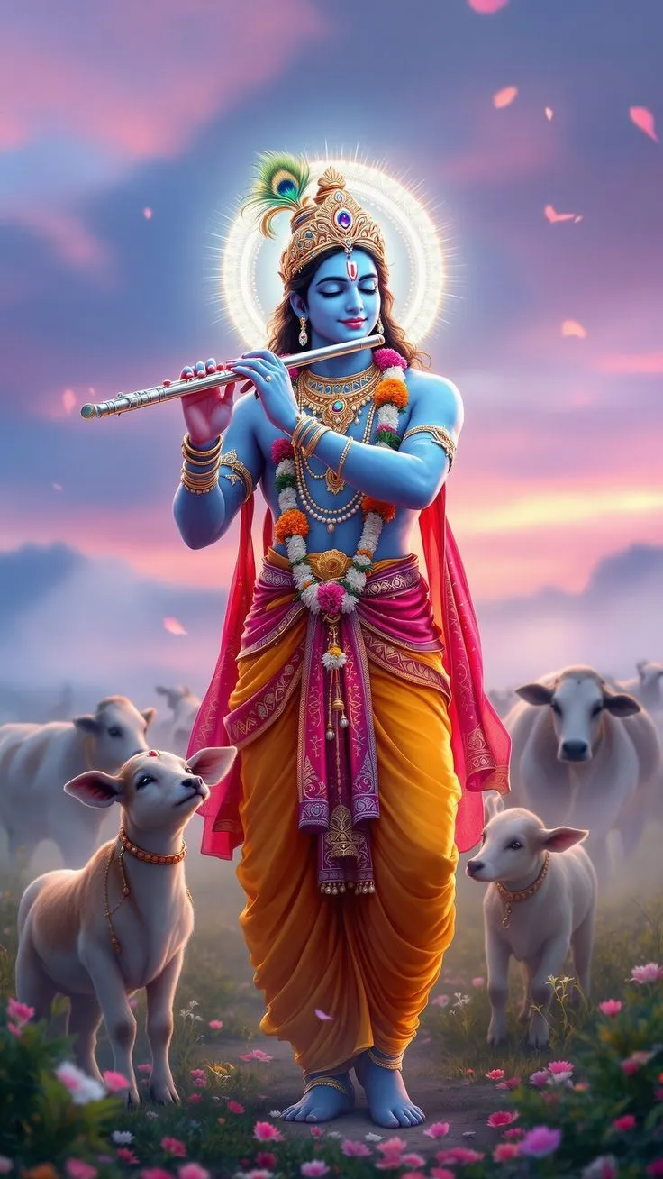 krishna with cow images krishna with cow images