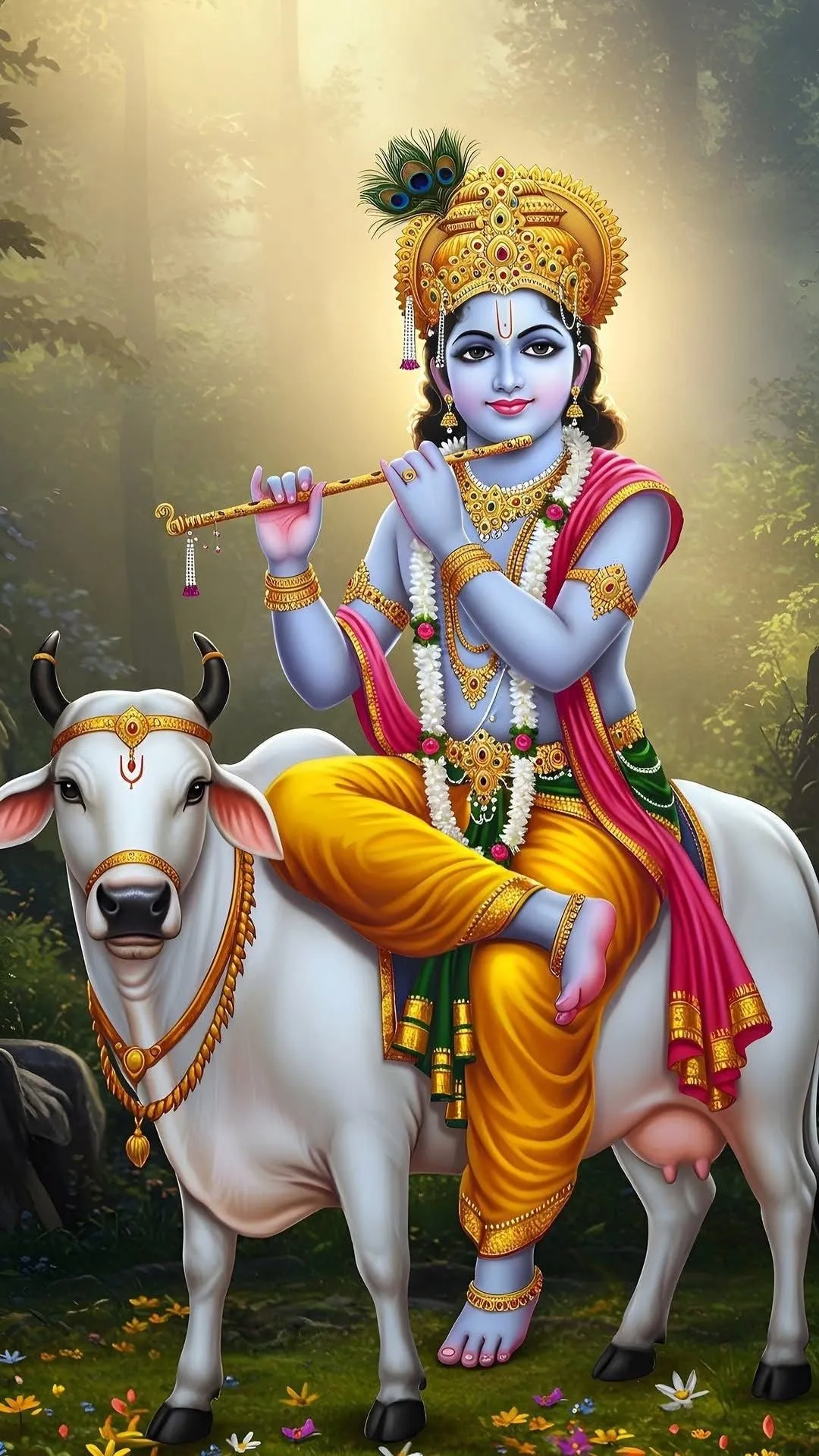 Krishna With Cows Dp