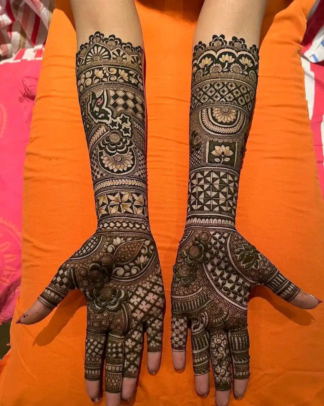 latest full hand mehndi designs images