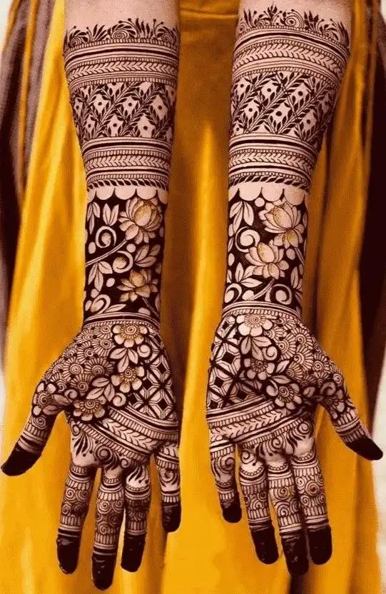 latest full hand mehndi designs picture